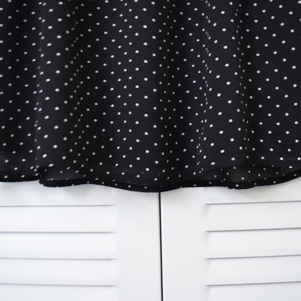 Pins & Needles Polka Dot Dress | Black & White - Picture 5 of 8